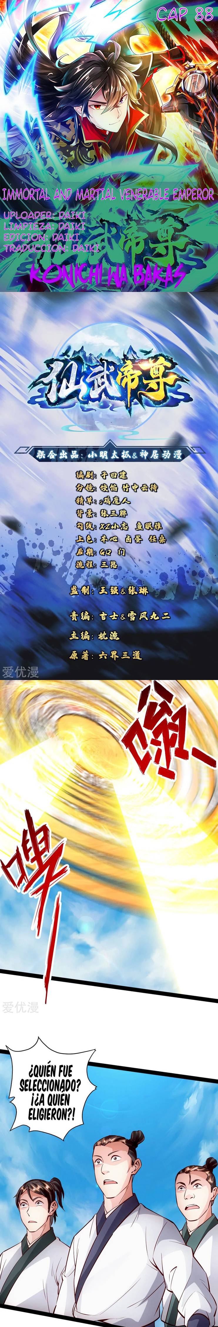 El Emperador Marcial Contra los Cielos Capítulo 88 - Page 1