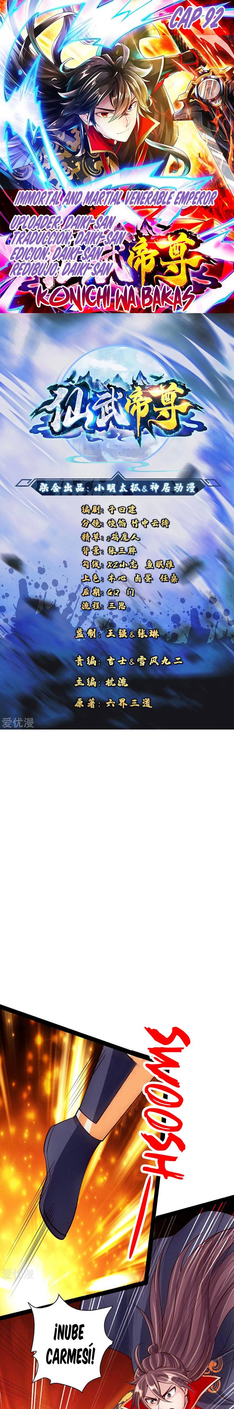 El Emperador Marcial Contra los Cielos Capítulo 92 - Page 1