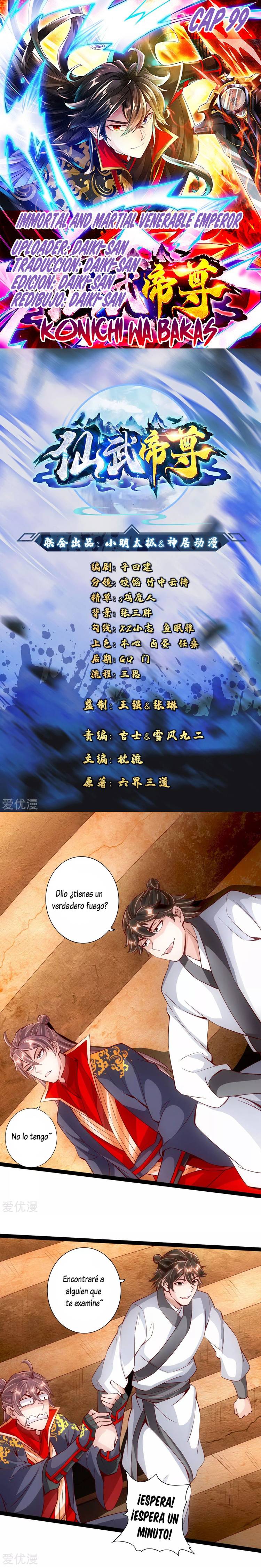 El Emperador Marcial Contra los Cielos Capítulo 99 - Page 1