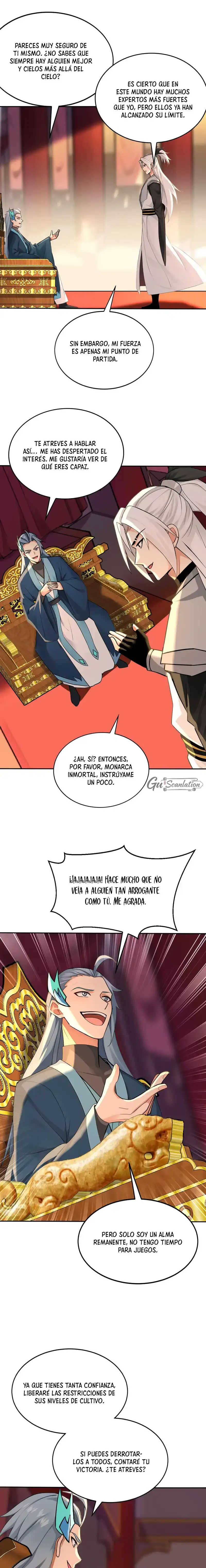 ¡Mientras mis discípulos se matan entrenando, yo me relajo! Capítulo 191 - Page 8