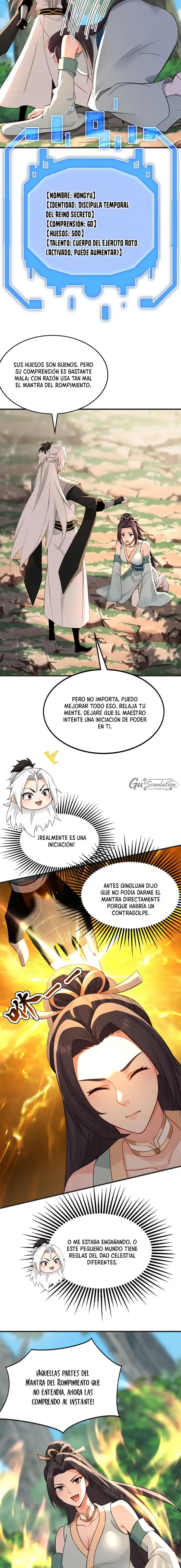¡Mientras mis discípulos se matan entrenando, yo me relajo! Capítulo 199 - Page 8
