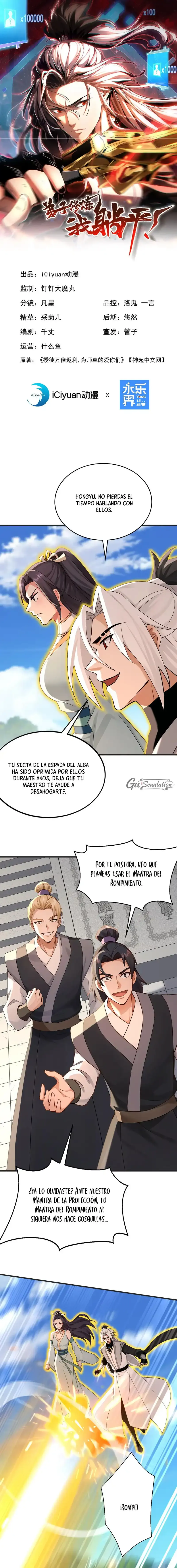 ¡Mientras mis discípulos se matan entrenando, yo me relajo! Capítulo 200 - Page 2