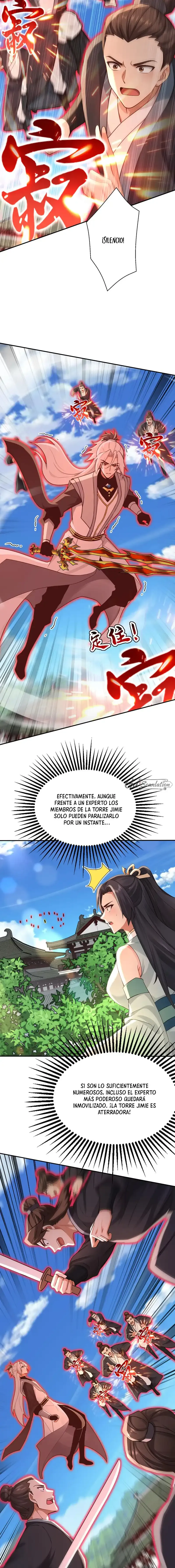¡Mientras mis discípulos se matan entrenando, yo me relajo! Capítulo 205 - Page 3