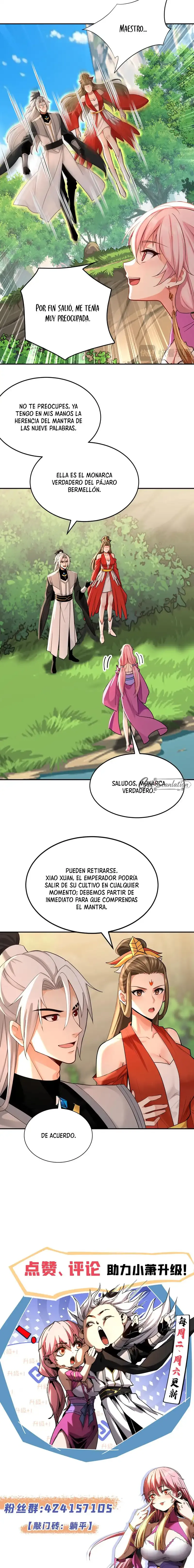 ¡Mientras mis discípulos se matan entrenando, yo me relajo! Capítulo 206 - Page 10