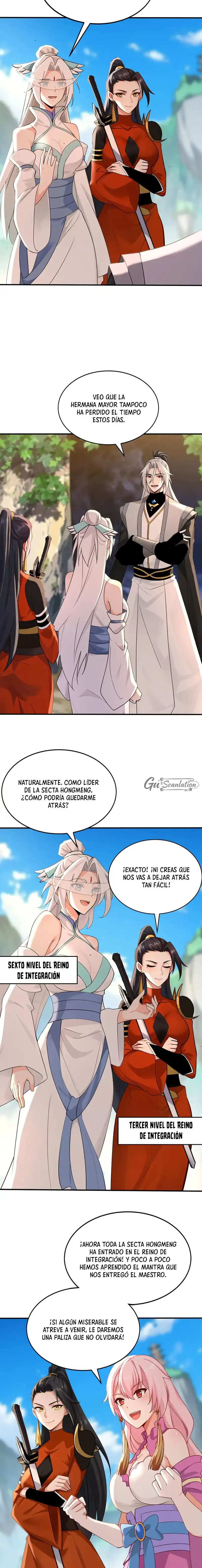 ¡Mientras mis discípulos se matan entrenando, yo me relajo! Capítulo 207 - Page 6