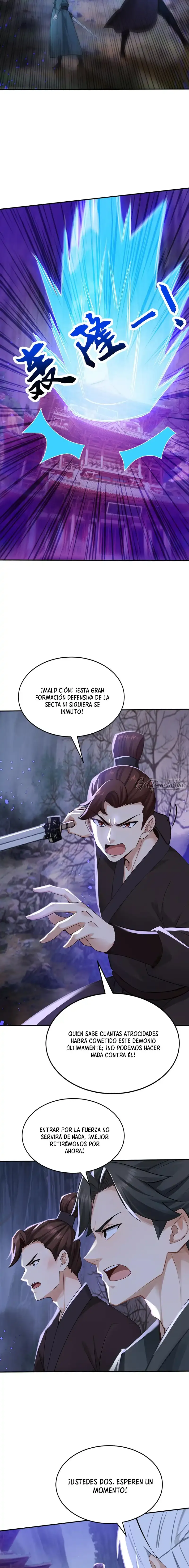 ¡Mientras mis discípulos se matan entrenando, yo me relajo! Capítulo 211 - Page 9