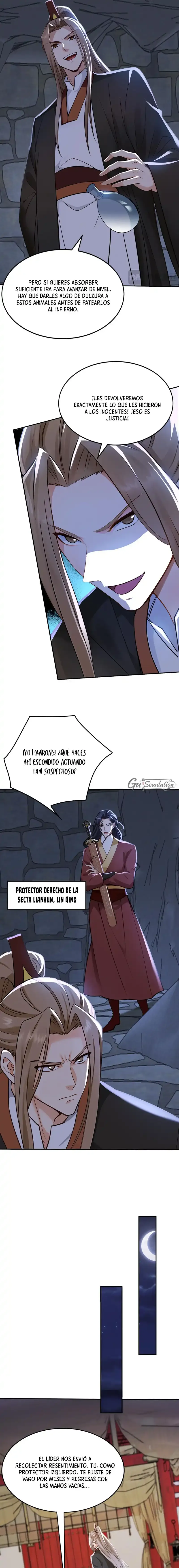 ¡Mientras mis discípulos se matan entrenando, yo me relajo! Capítulo 212 - Page 9