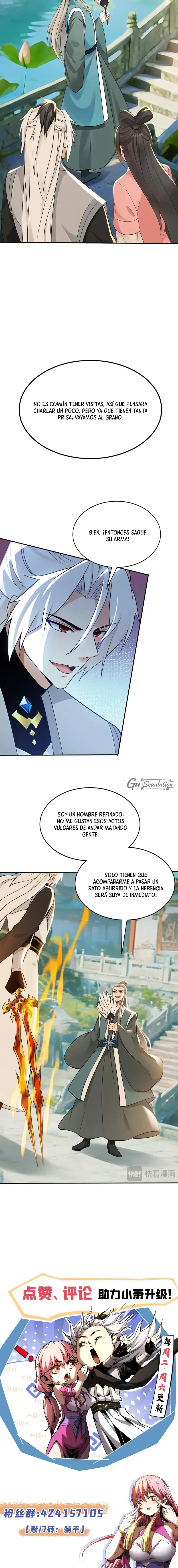 ¡Mientras mis discípulos se matan entrenando, yo me relajo! Capítulo 218 - Page 10