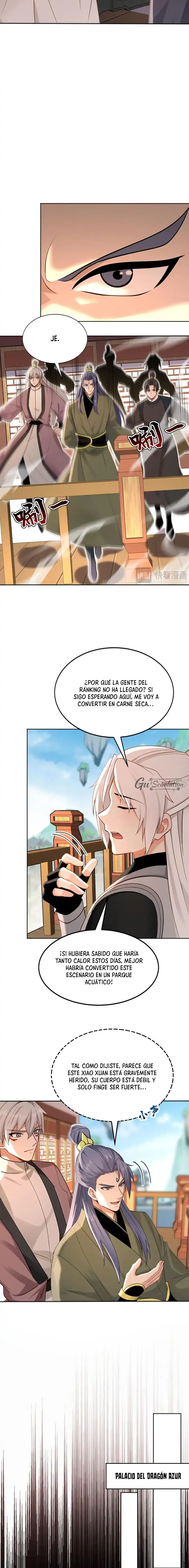 ¡Mientras mis discípulos se matan entrenando, yo me relajo! Capítulo 223 - Page 8