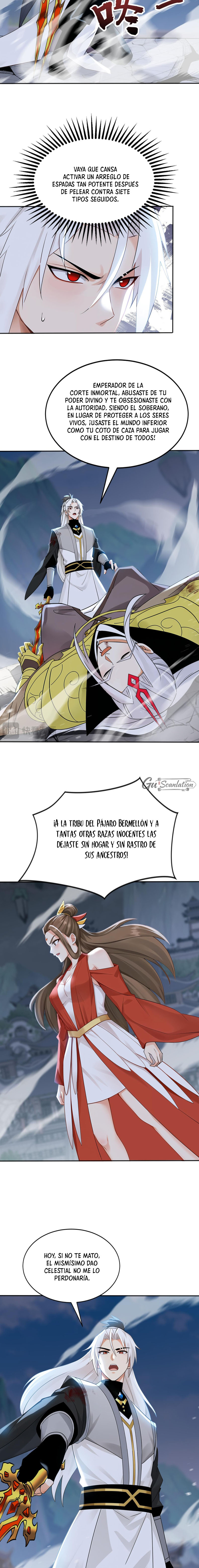 ¡Mientras mis discípulos se matan entrenando, yo me relajo! Capítulo 232 - Page 7