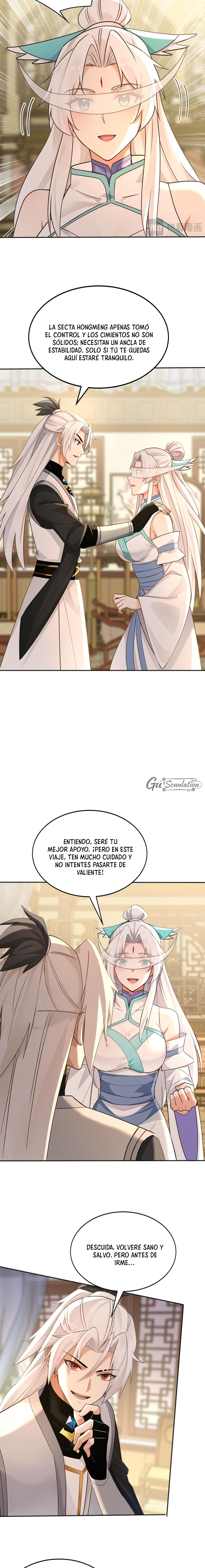 ¡Mientras mis discípulos se matan entrenando, yo me relajo! Capítulo 235 - Page 7