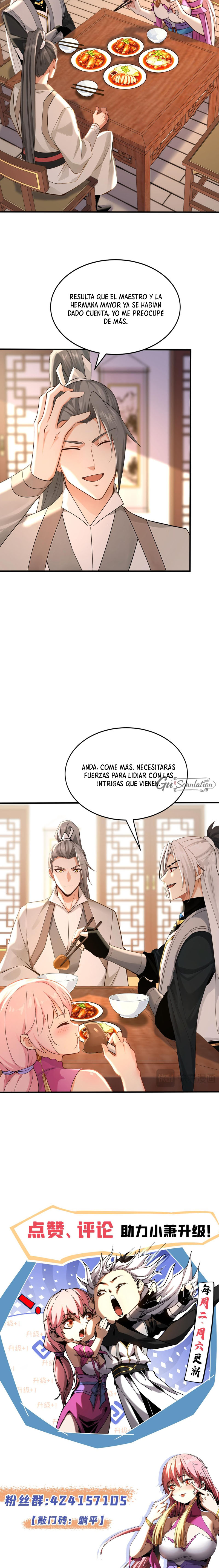 ¡Mientras mis discípulos se matan entrenando, yo me relajo! Capítulo 240 - Page 10