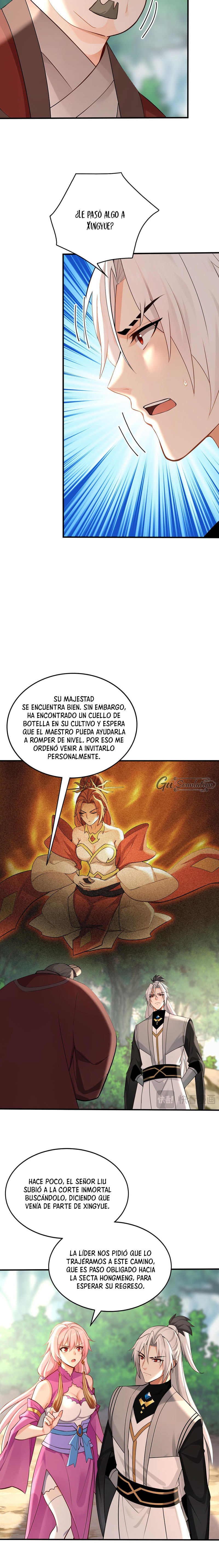 ¡Mientras mis discípulos se matan entrenando, yo me relajo! Capítulo 240 - Page 4