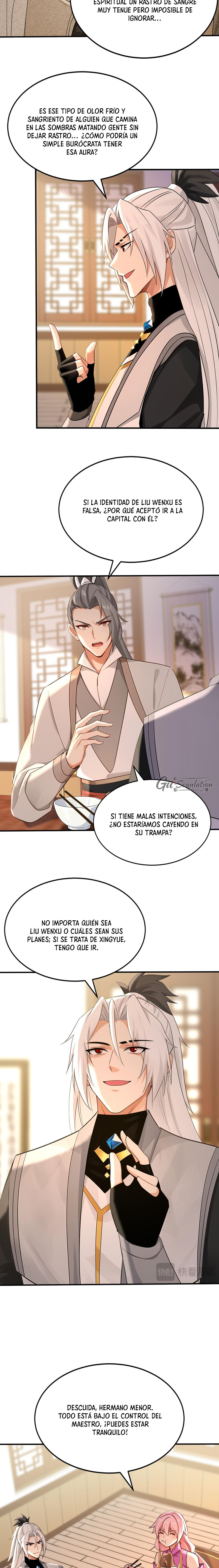 ¡Mientras mis discípulos se matan entrenando, yo me relajo! Capítulo 240 - Page 9