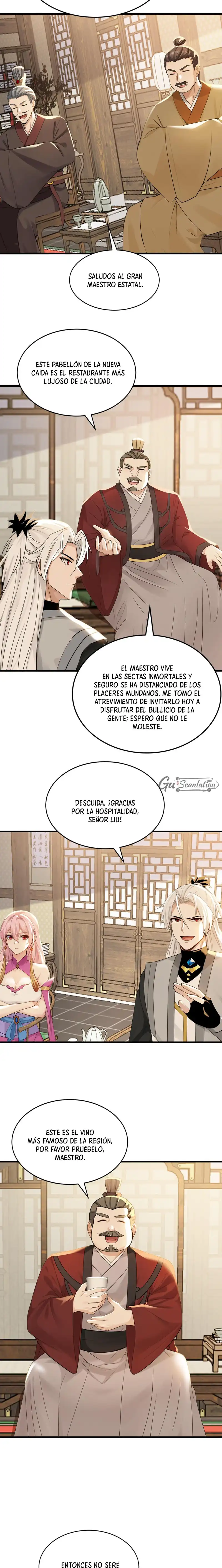 ¡Mientras mis discípulos se matan entrenando, yo me relajo! Capítulo 241 - Page 4