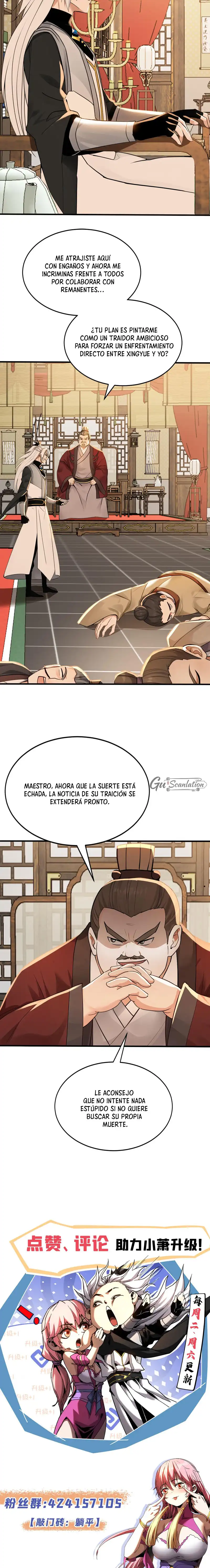 ¡Mientras mis discípulos se matan entrenando, yo me relajo! Capítulo 242 - Page 10