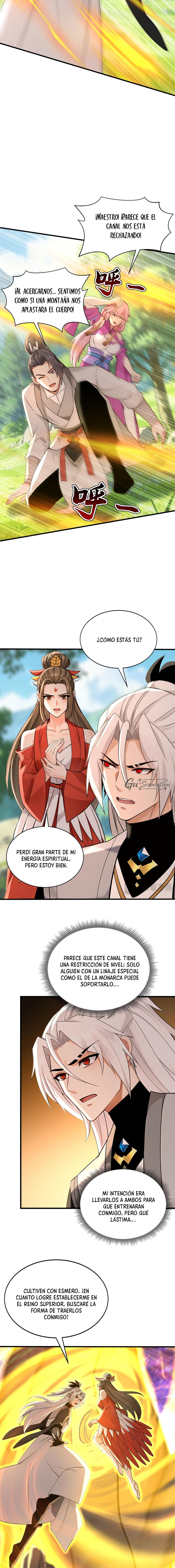 ¡Mientras mis discípulos se matan entrenando, yo me relajo! Capítulo 253 - Page 9