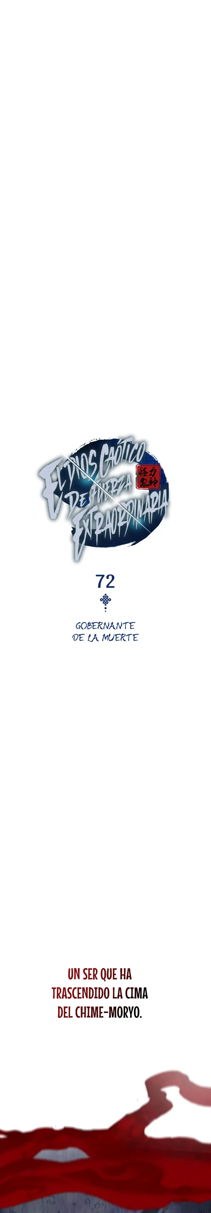 El Dios Caotico de Fuerza Extraordinaria Capítulo 72 - Page 2