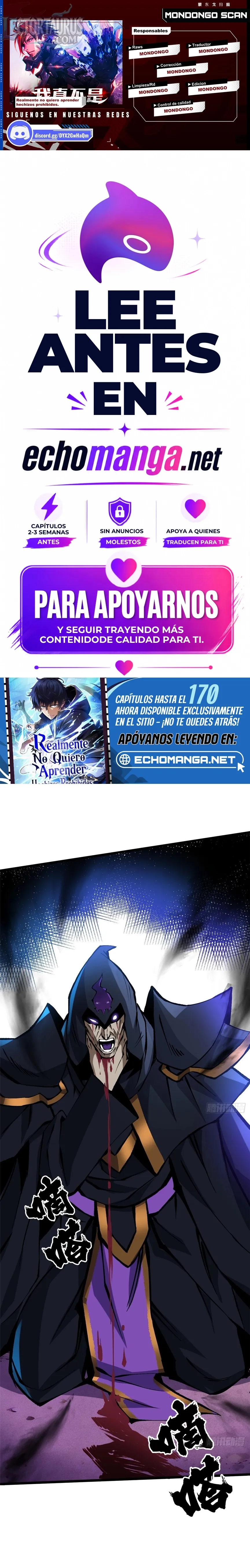Realmente No Quiero Aprender Hechizos Prohibidos Capítulo 164 - Page 1