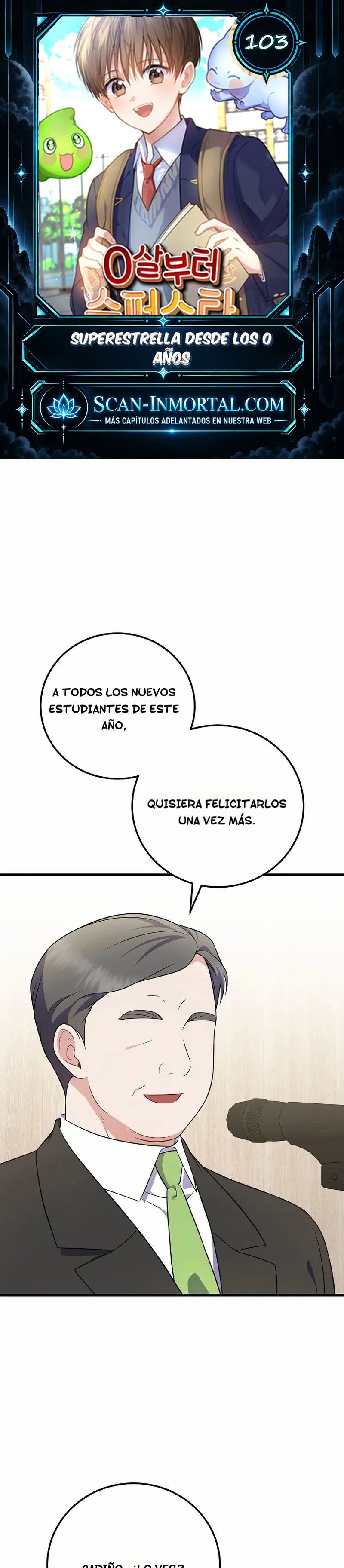 Superestrella desde los 0 años Capítulo 103 - Page 1