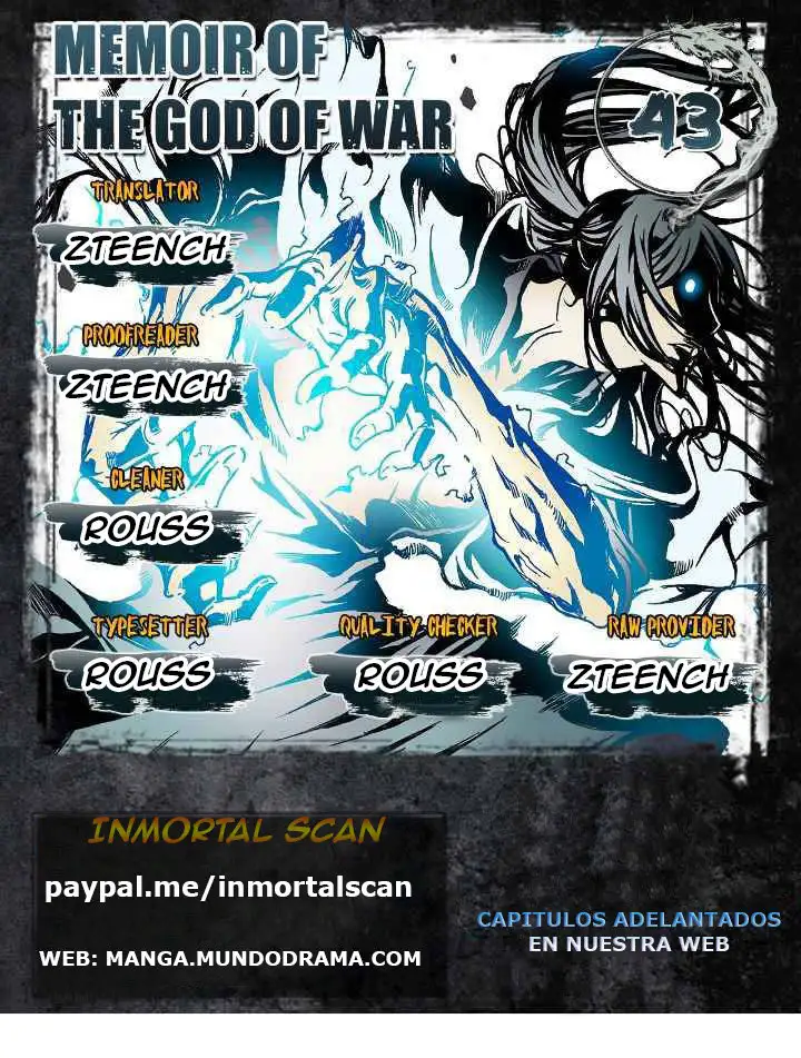 Memorias Del Dios De La Guerra Capítulo 43 - Page 1