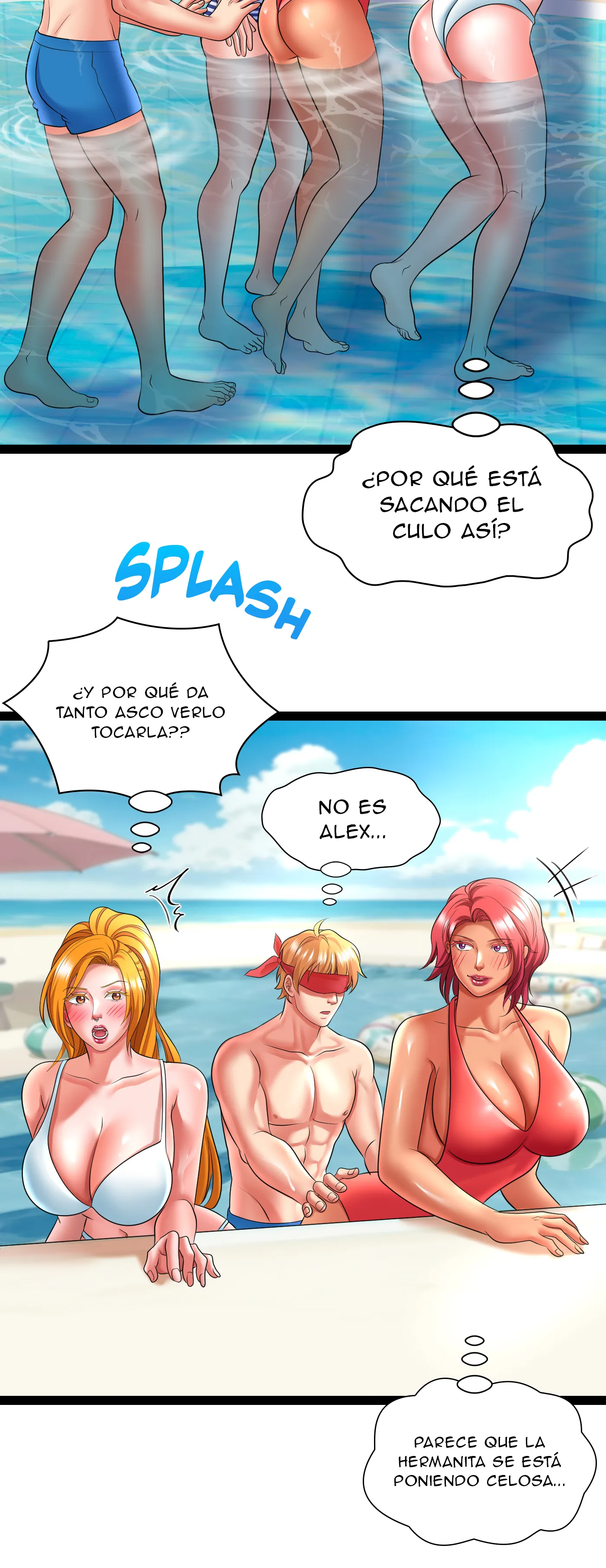 Vacaciones De Primavera Con Hermanastra - Sin censura Capítulo 12 - Page 28