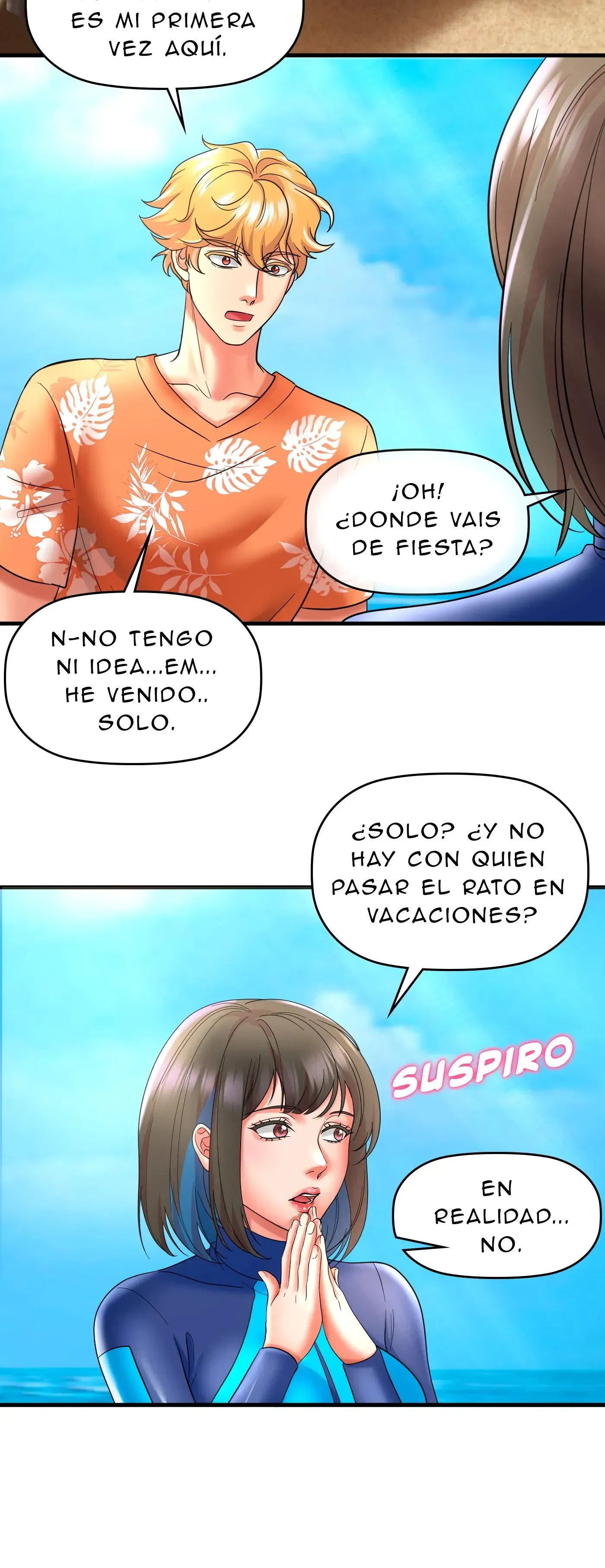 Vacaciones De Primavera Con Hermanastra - Sin censura Capítulo 2 - Page 18