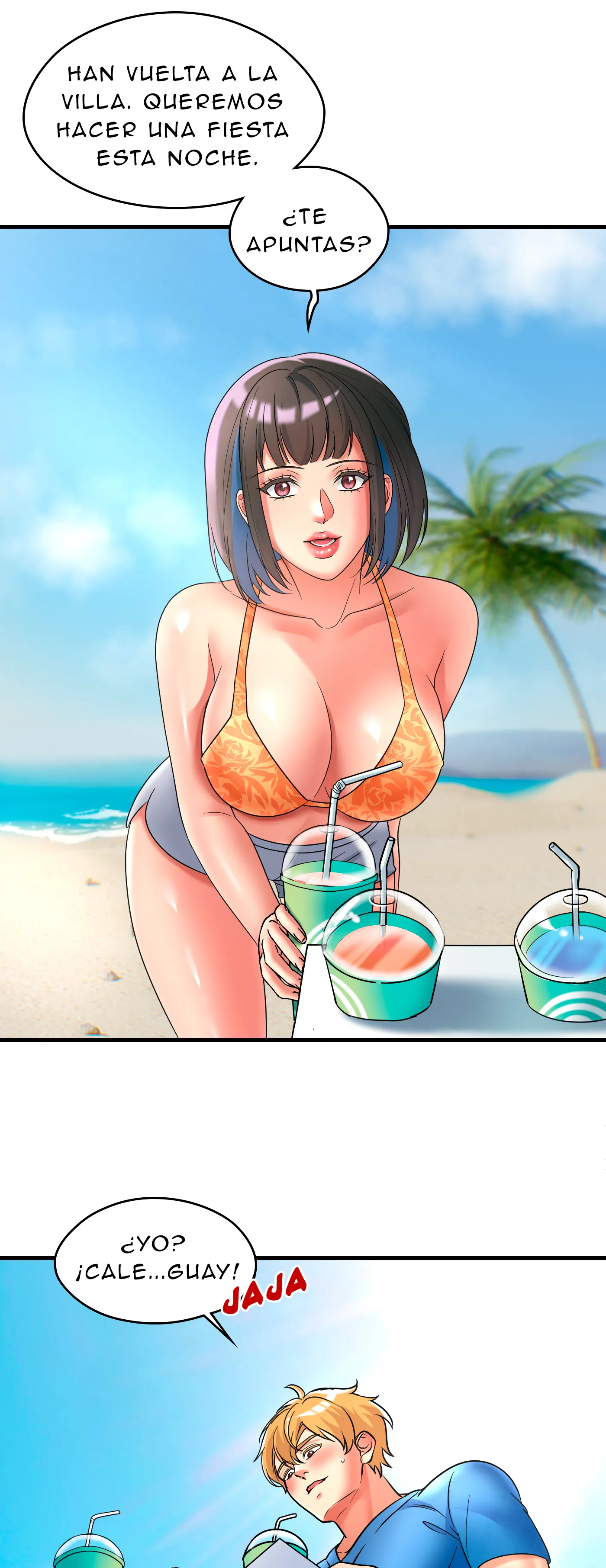 Vacaciones De Primavera Con Hermanastra - Sin censura Capítulo 3 - Page 35