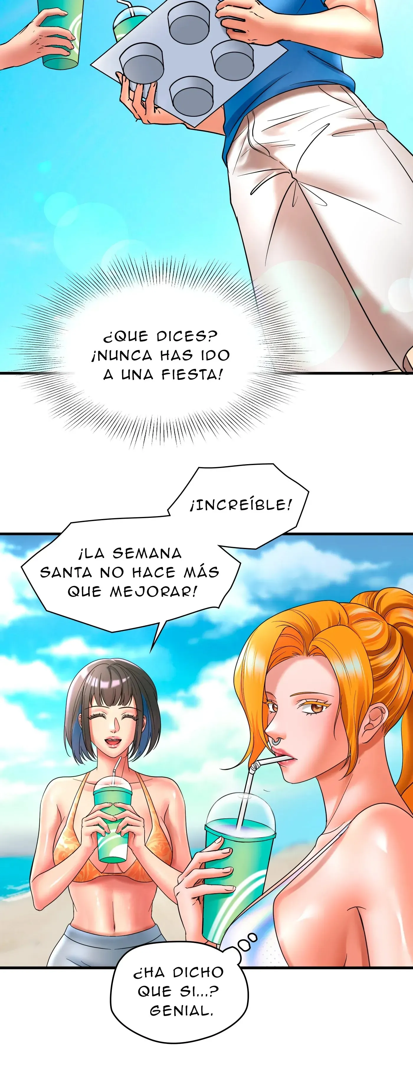 Vacaciones De Primavera Con Hermanastra - Sin censura Capítulo 3 - Page 36
