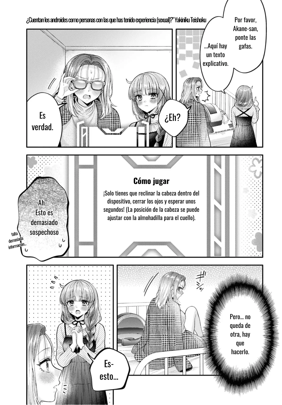 Android wa Keiken Ninzuu ni Hairimasu ka?? Capítulo 33 - Page 5