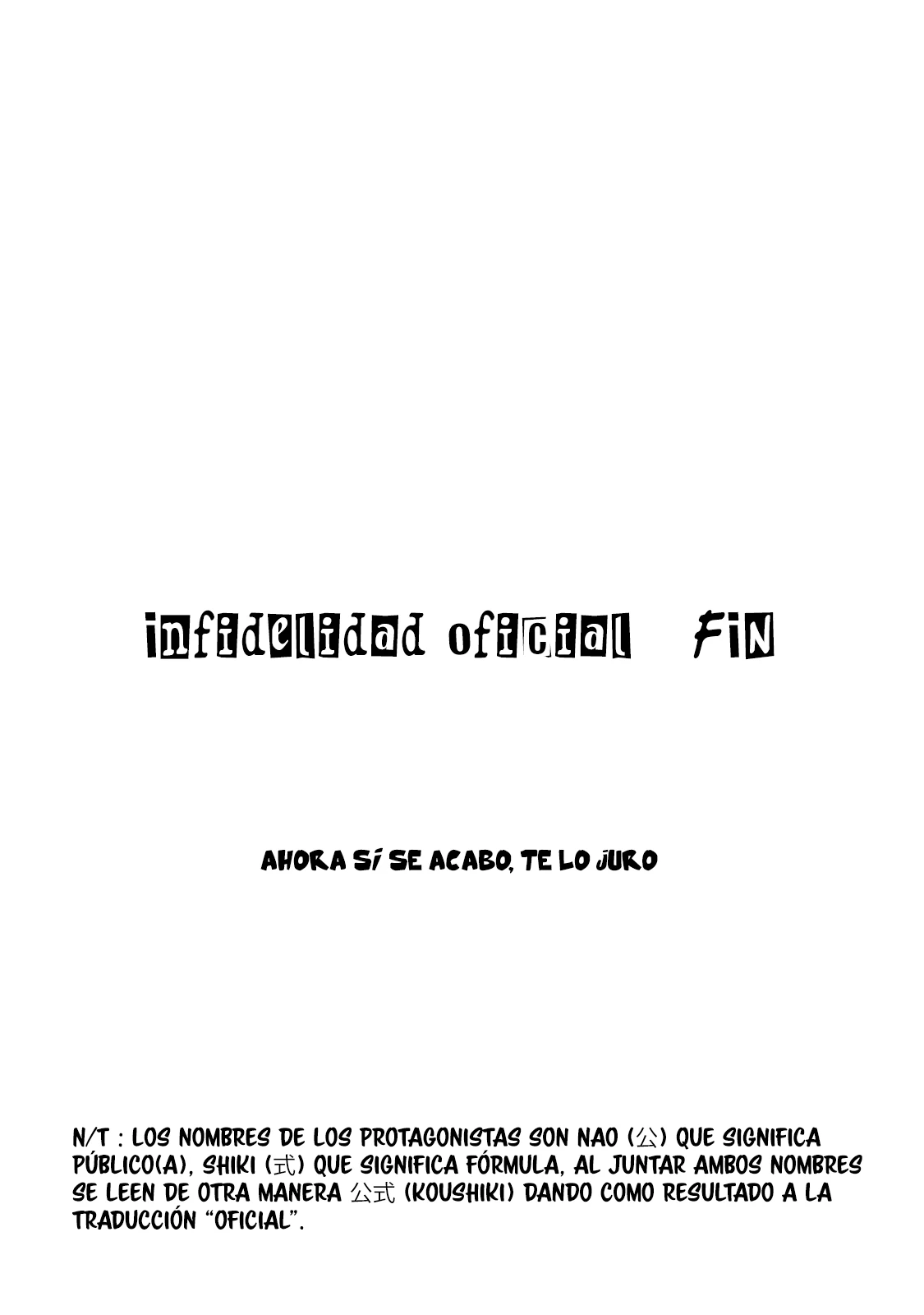 ¿Infidelidad Oficial? Capítulo 12.9 - Page 40
