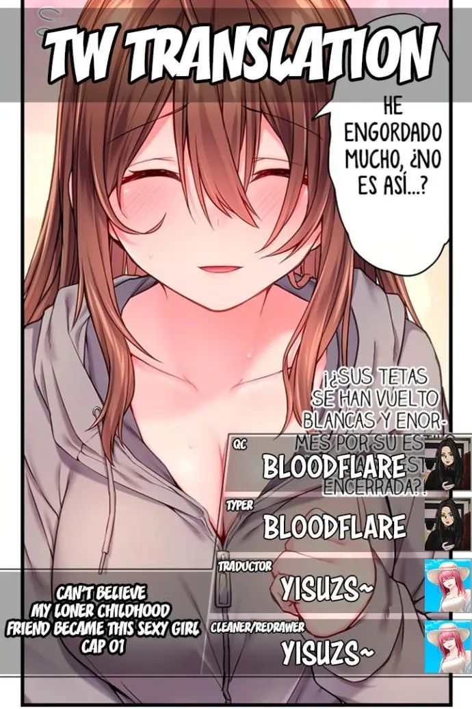 No puedo creer que mi solitaria amiga de la infancia se haya convertido en esta sexy chica Capítulo 1 - Page 1