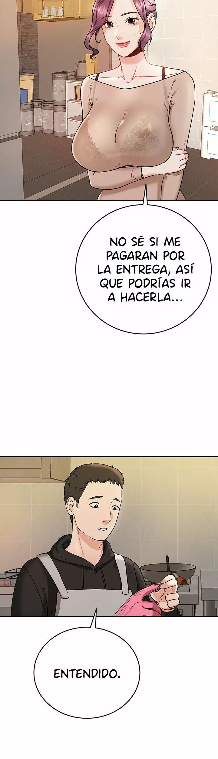 Trabajo de Medio Tiempo Capítulo 3 - Page 54