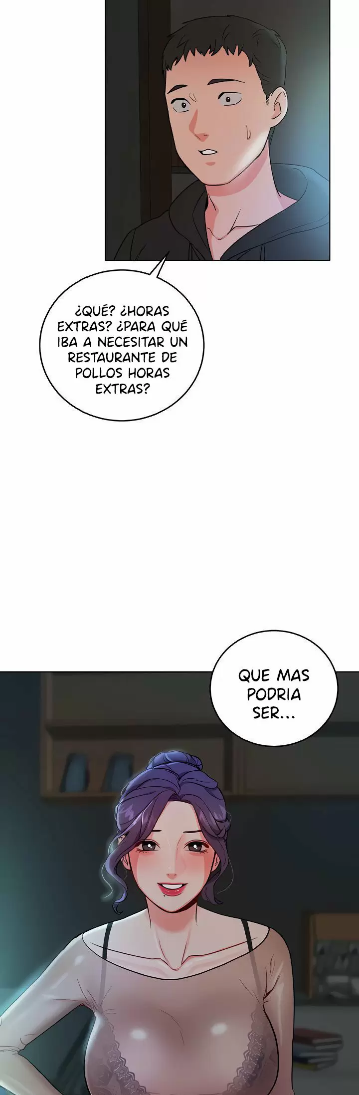 Trabajo de Medio Tiempo Capítulo 4 - Page 46