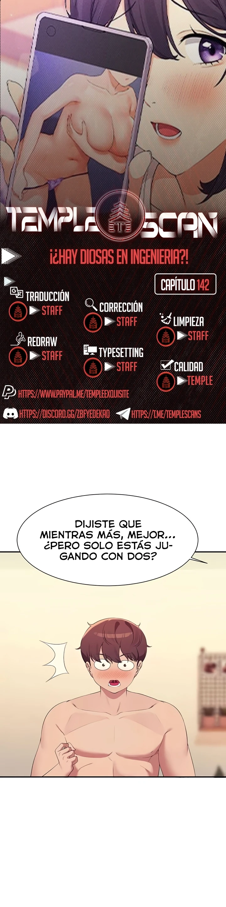 ¡¿Hay Diosas en Ingeniería?! Capítulo 142 - Page 1