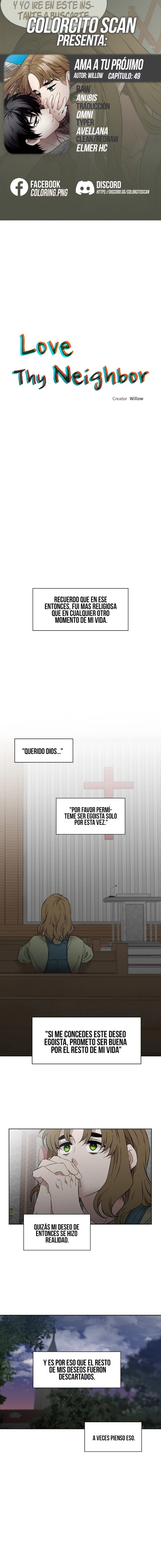 Ama a tu prójimo Capítulo 49 - Page 1