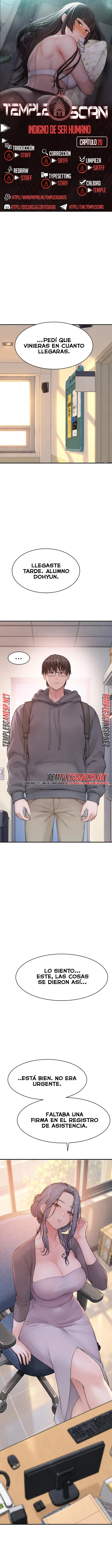 Indigno de ser Humano Capítulo 20 - Page 1