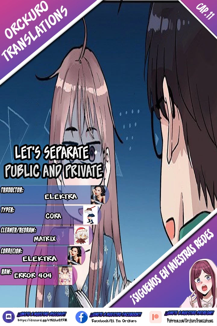 Separemos lo público de lo privado Capítulo 11 - Page 1