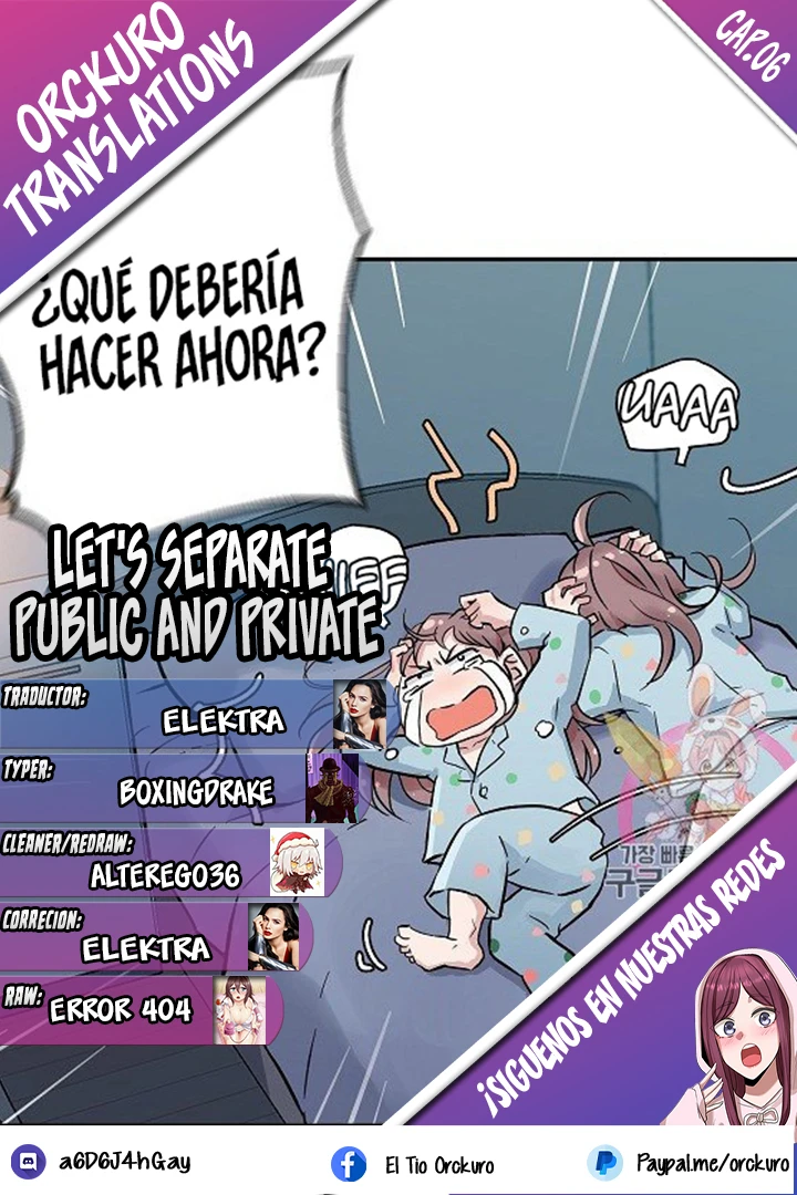 Separemos lo público de lo privado Capítulo 6 - Page 1