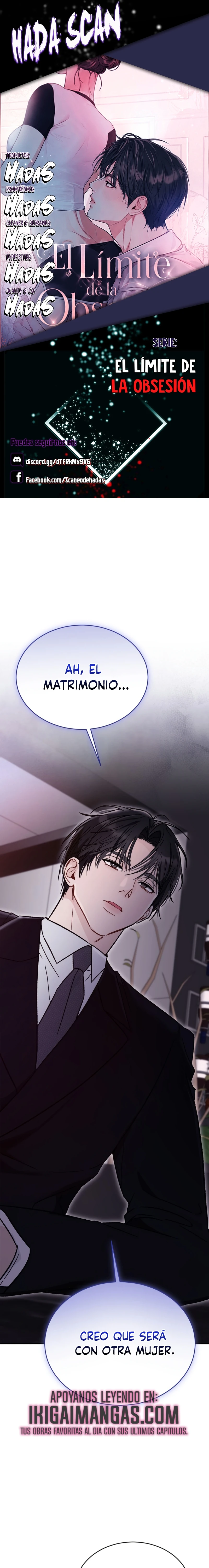 El Límite de la Obsesión Capítulo 18 - Page 1