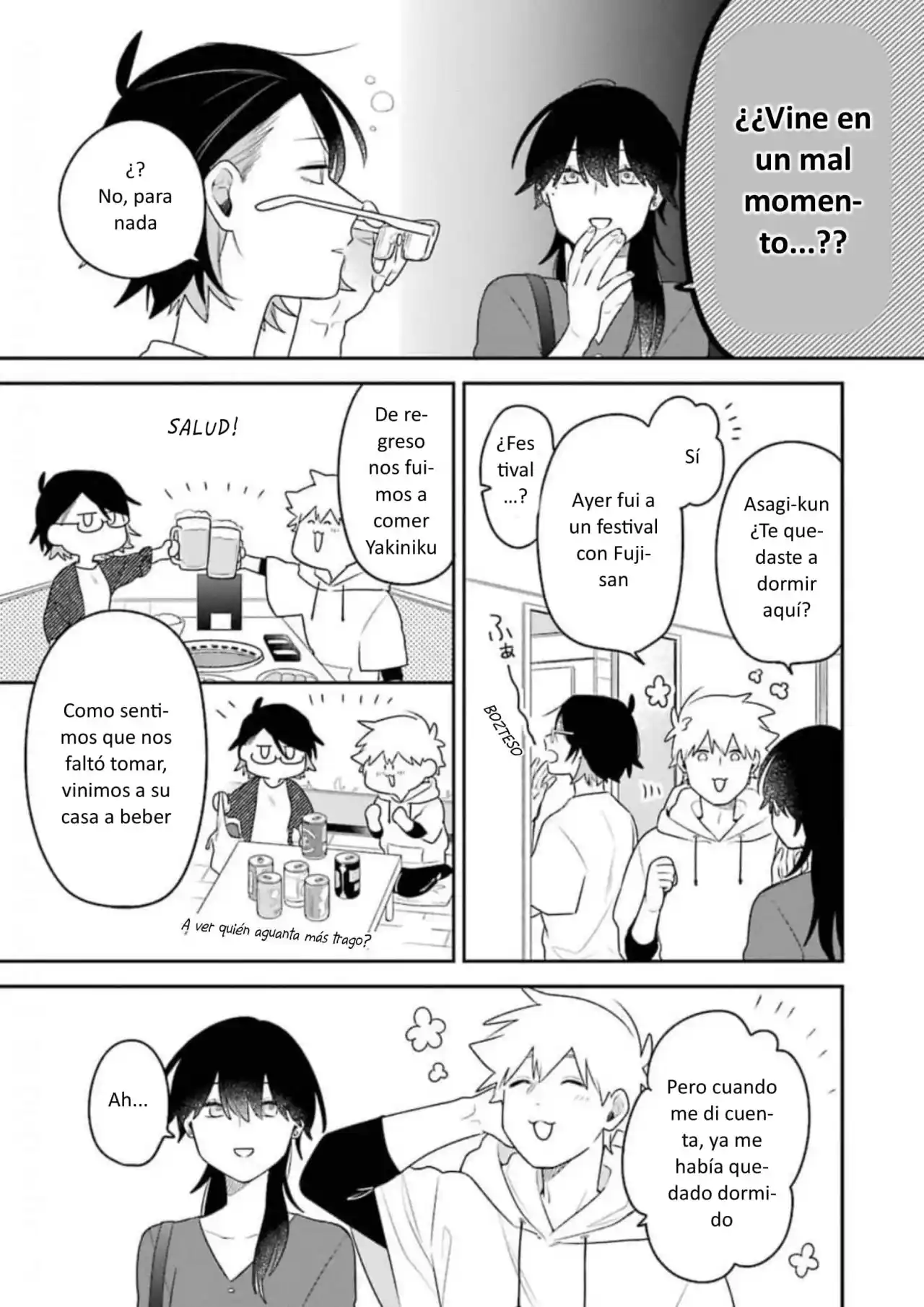 Gōkon ni ittara onna ga inakatta hanashi Capítulo 14.5 - Page 5