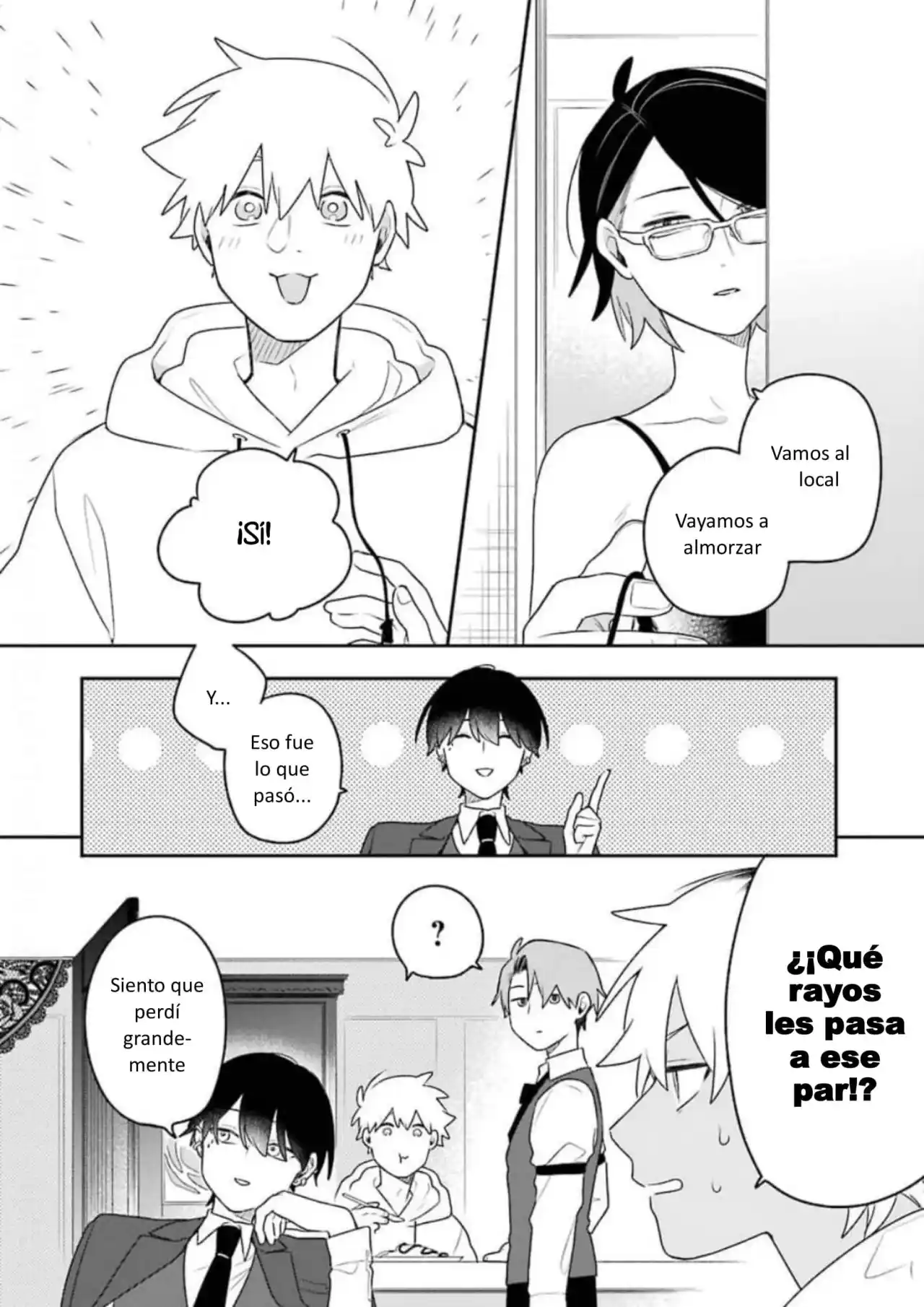 Gōkon ni ittara onna ga inakatta hanashi Capítulo 14.5 - Page 8