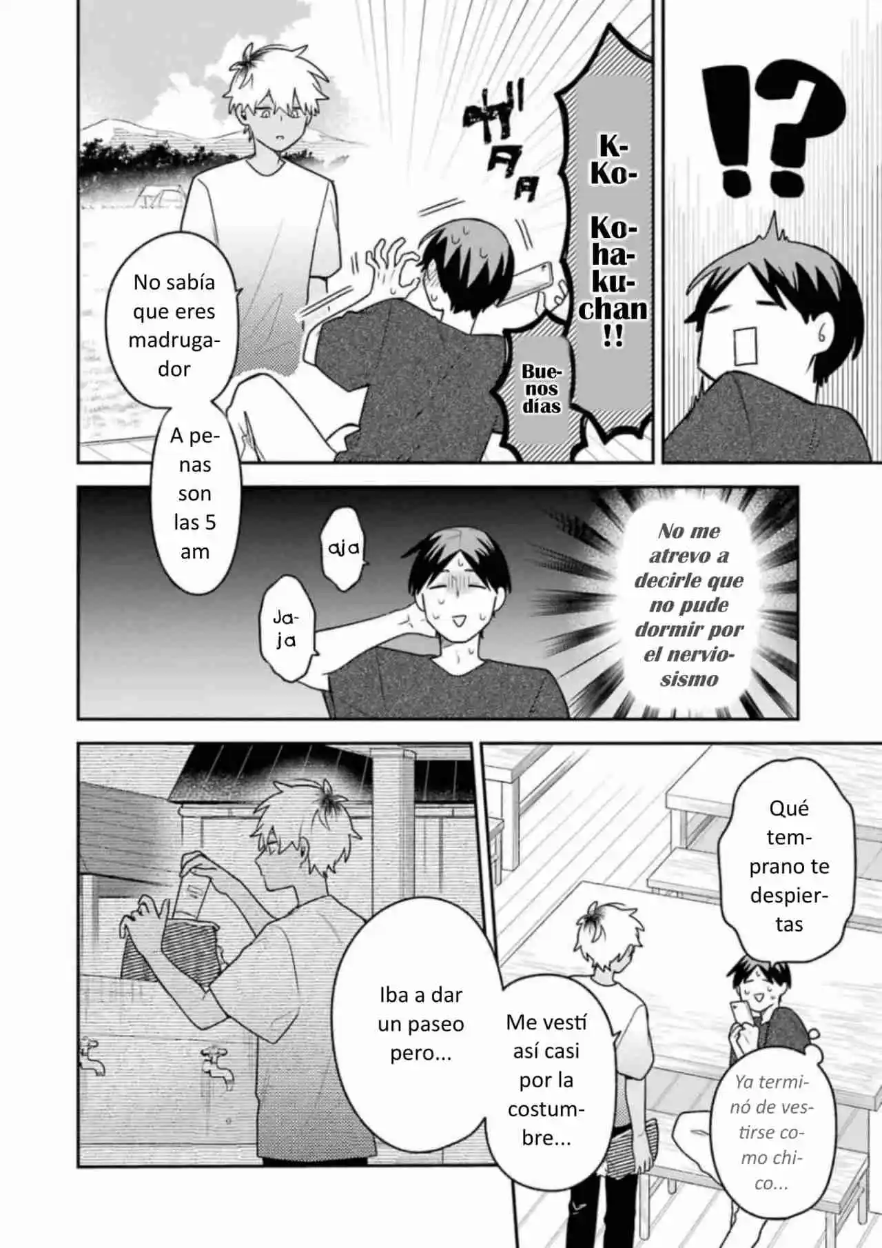 Gōkon ni ittara onna ga inakatta hanashi Capítulo 21.5 - Page 6