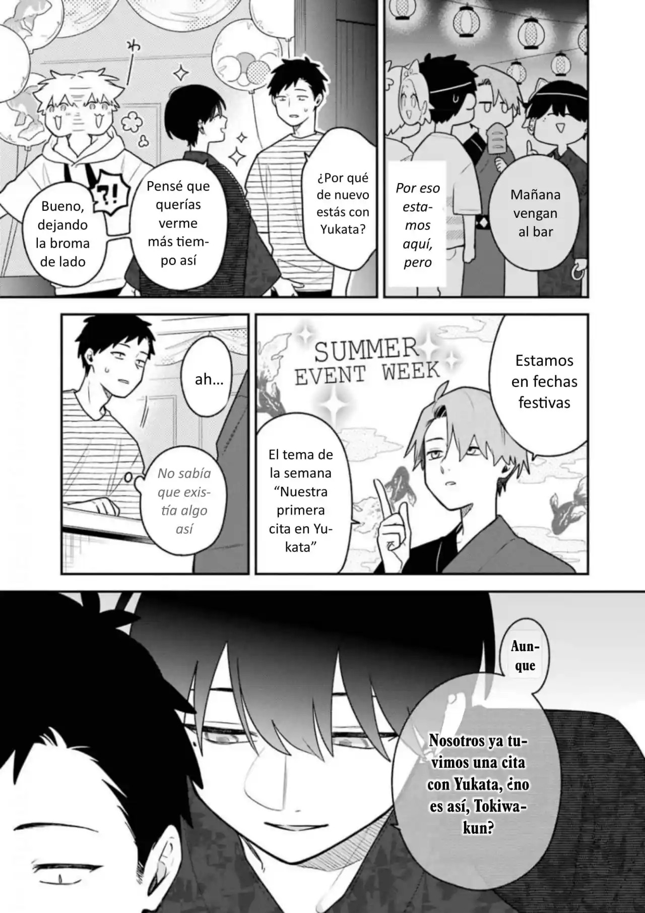 Gōkon ni ittara onna ga inakatta hanashi Capítulo 27.5 - Page 3