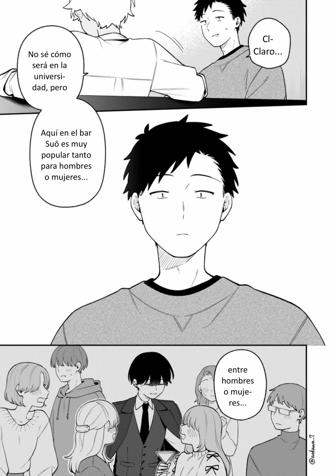 Gōkon ni ittara onna ga inakatta hanashi Capítulo 71 - Page 14