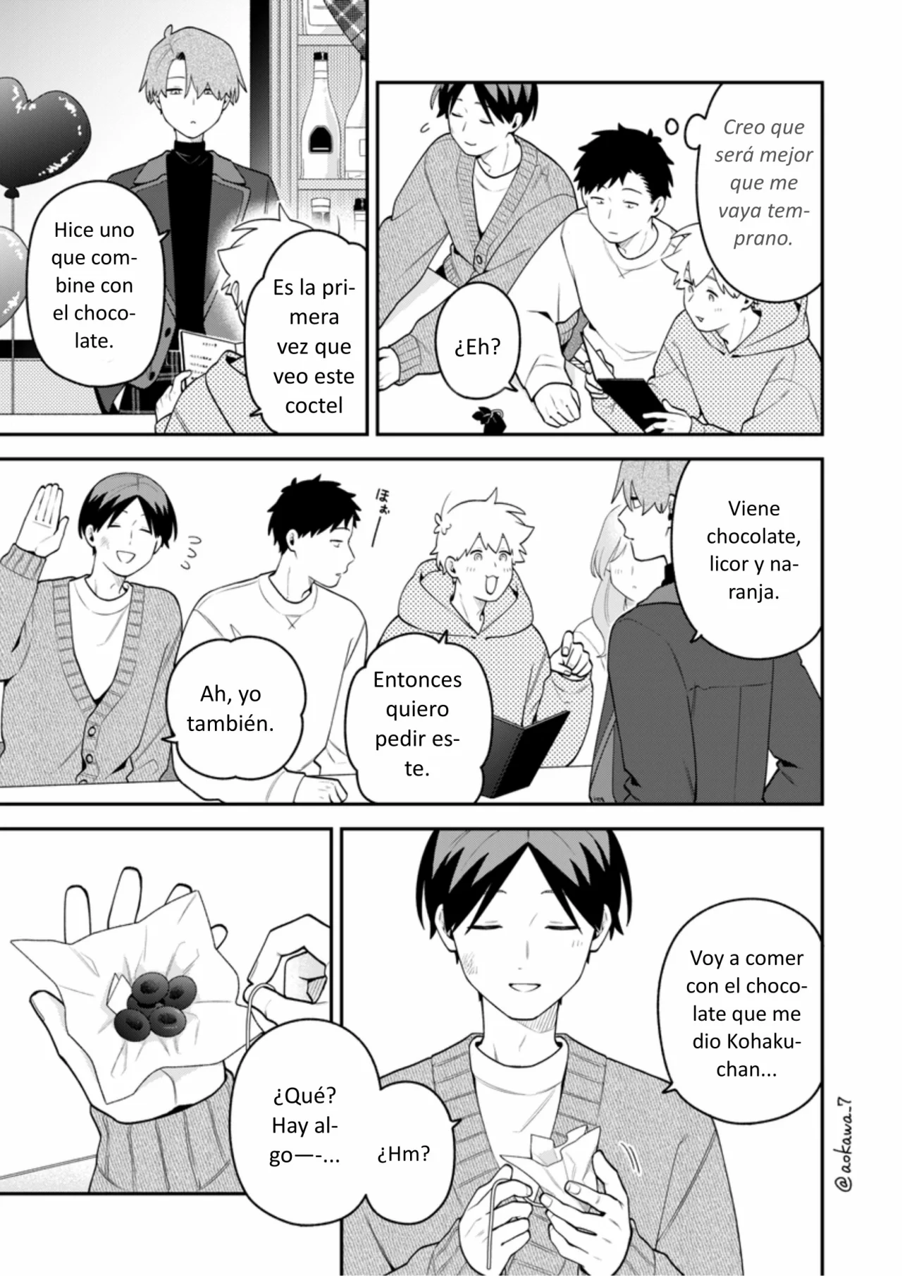 Gōkon ni ittara onna ga inakatta hanashi Capítulo 73 - Page 9