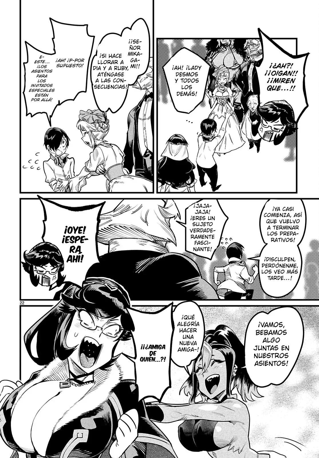 REENCARNADO EN UN COLISEO ~Utilizando la habilidad más débil para derrotar a las mujeres más fuertes y crear un harem de esclavas~ Capítulo 43 - Page 24