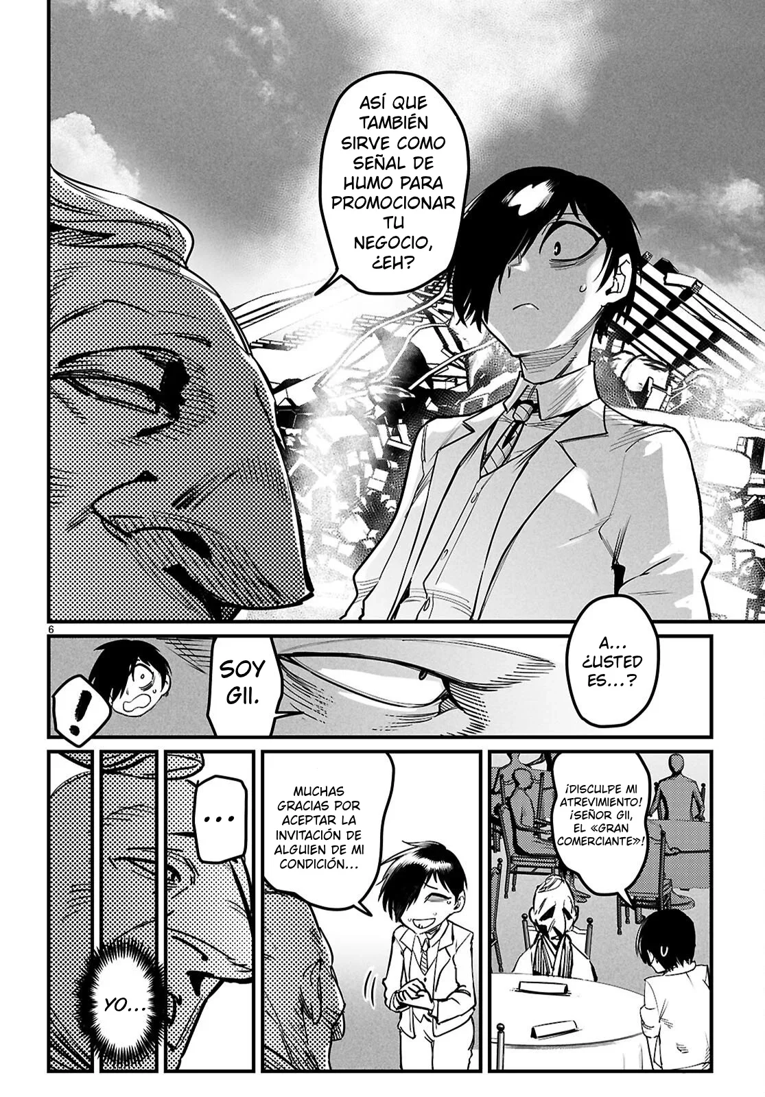 REENCARNADO EN UN COLISEO ~Utilizando la habilidad más débil para derrotar a las mujeres más fuertes y crear un harem de esclavas~ Capítulo 44 - Page 7
