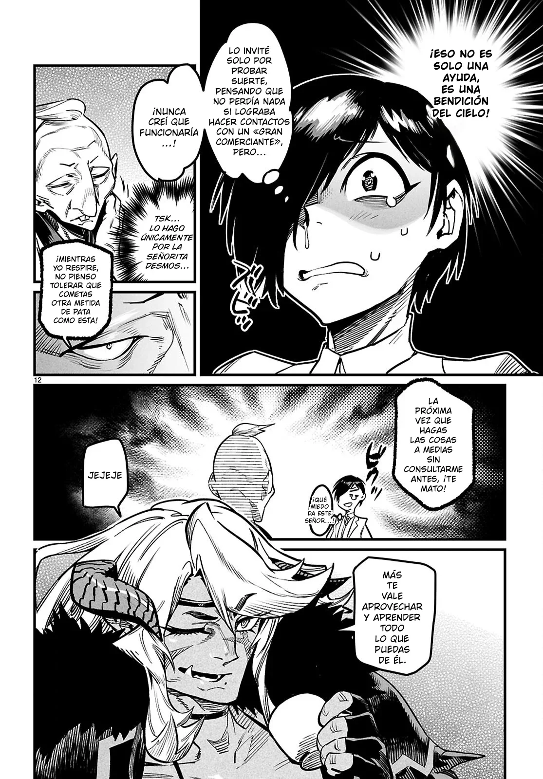 REENCARNADO EN UN COLISEO ~Utilizando la habilidad más débil para derrotar a las mujeres más fuertes y crear un harem de esclavas~ Capítulo 44 - Page 13