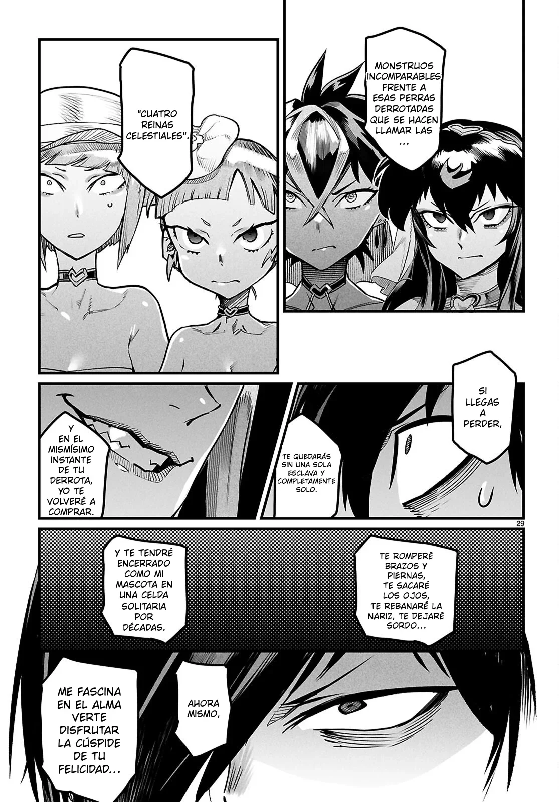 REENCARNADO EN UN COLISEO ~Utilizando la habilidad más débil para derrotar a las mujeres más fuertes y crear un harem de esclavas~ Capítulo 44 - Page 30